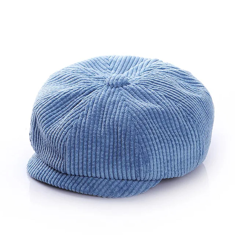 Vintage Baby Hat for Boys Corduroy Newsboy Baby Cap Children Beret Hats Autumn Winter Baby Boy Hat Kids Accessories for 1-7Y