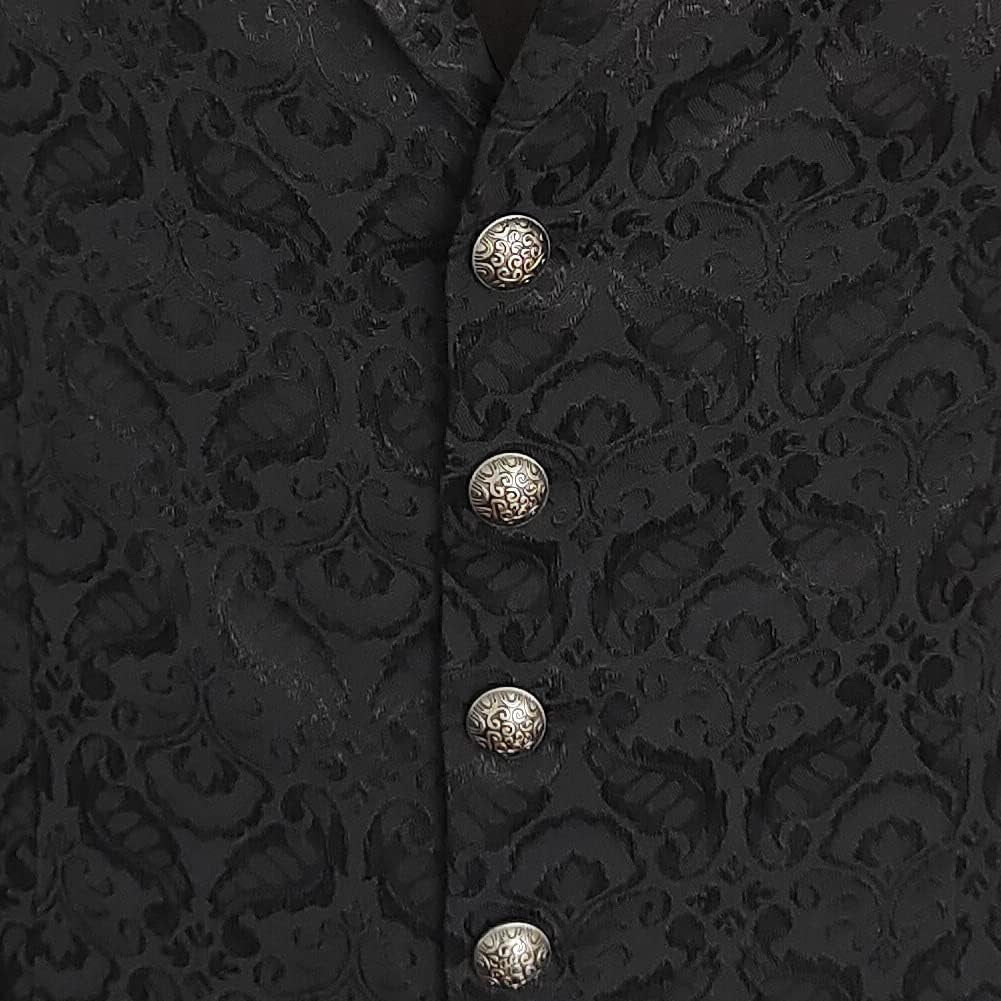 Mens Aristocrat Steampunk Gothic Waistcoat Victorian Suit Vest