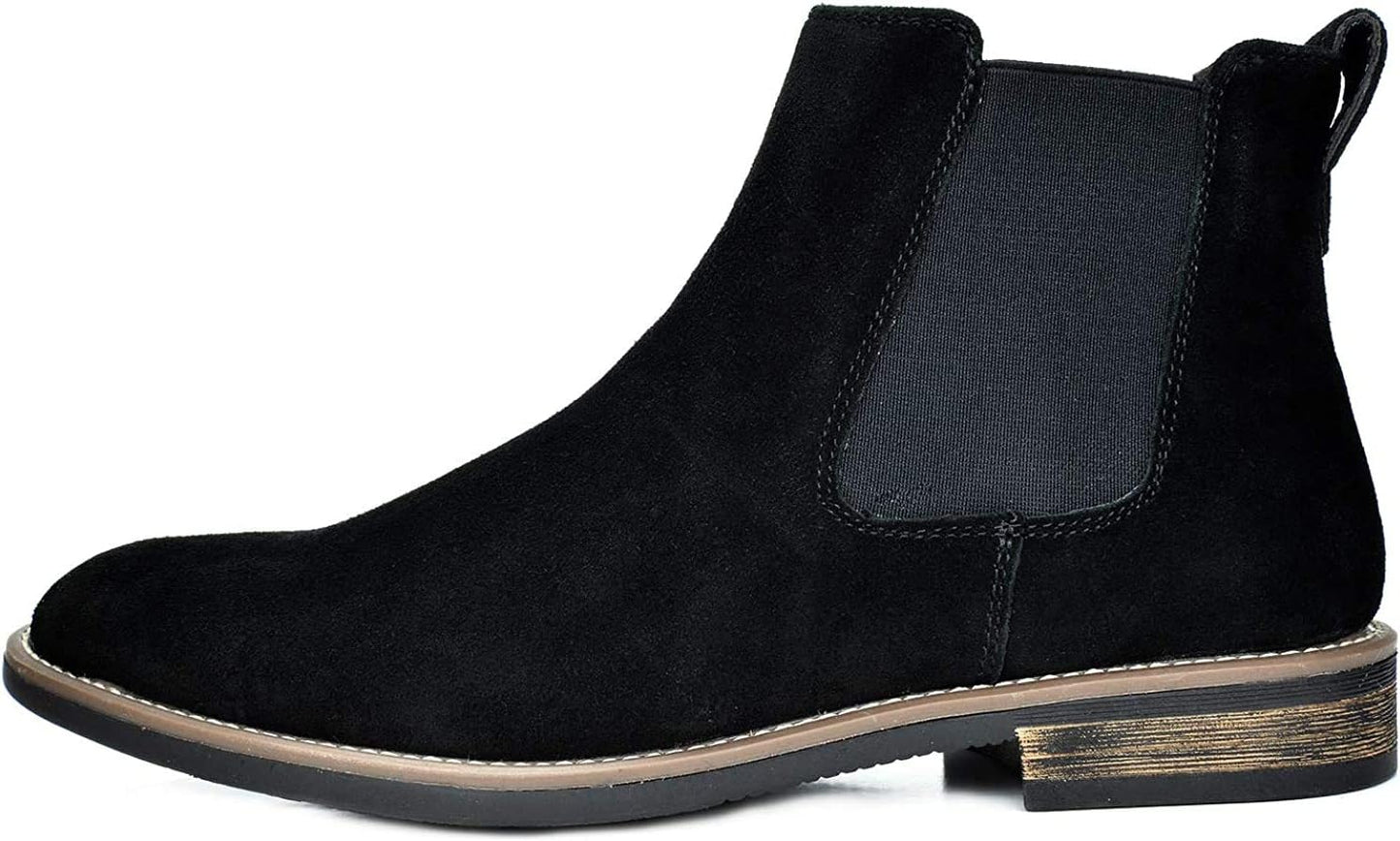 Men'S Suede Leather Chelsea Ankle Boots