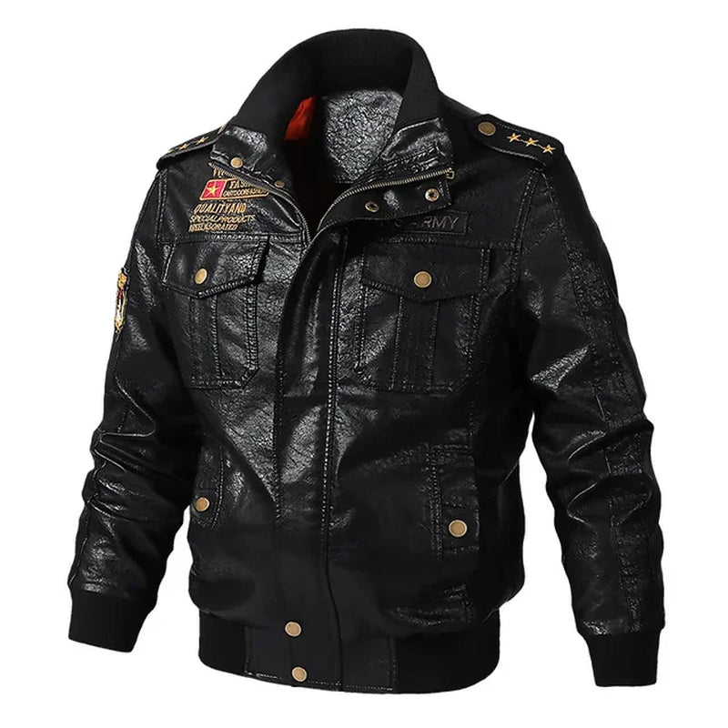 Lapel Leather Jacket Men Motorcycle PU Leather Coats Male Euro Size Men Leather Jackets and Coats Dropshipping