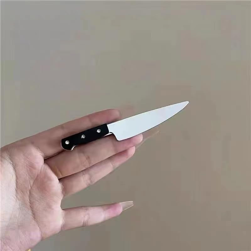 Mini Knife Hair Clip Halloween Knife Hair Clips Costume Cosplay Goth Hair Accessories for Women Girls Punk Knife Barrettes Hair Pin Halloween Goth Horror Hair Barrettes 2Pcs