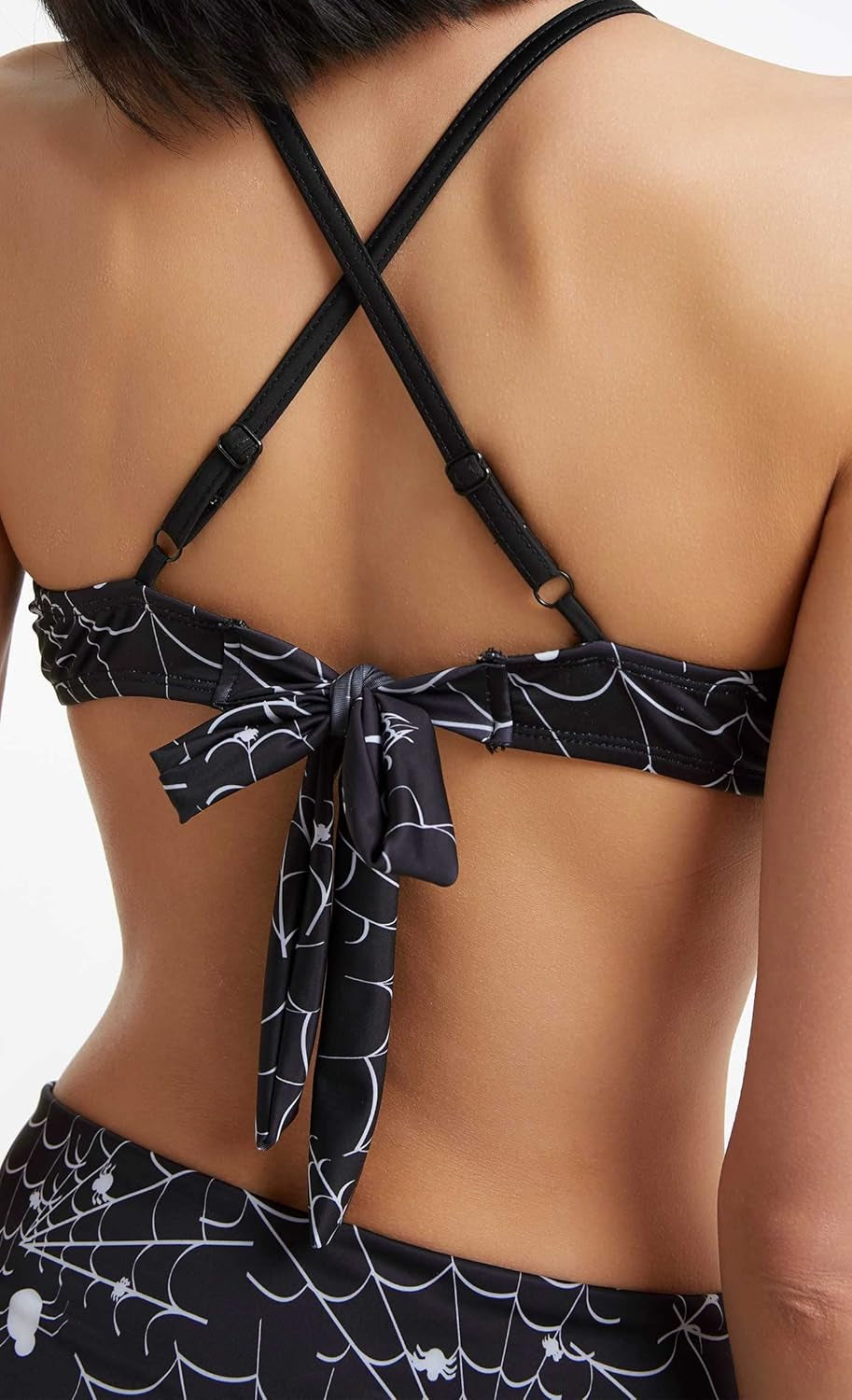 Women Bikini Set Two Piece Swimsuit Set Goth Bathing Suit Swimwear