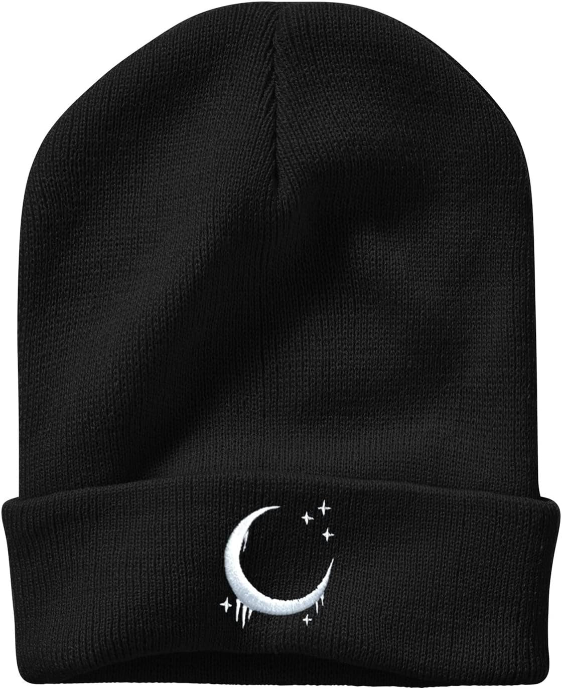 Embroidery Goth Beanie Knit Hats for Men & Women, Embroidery Winter Hats Skull Cap