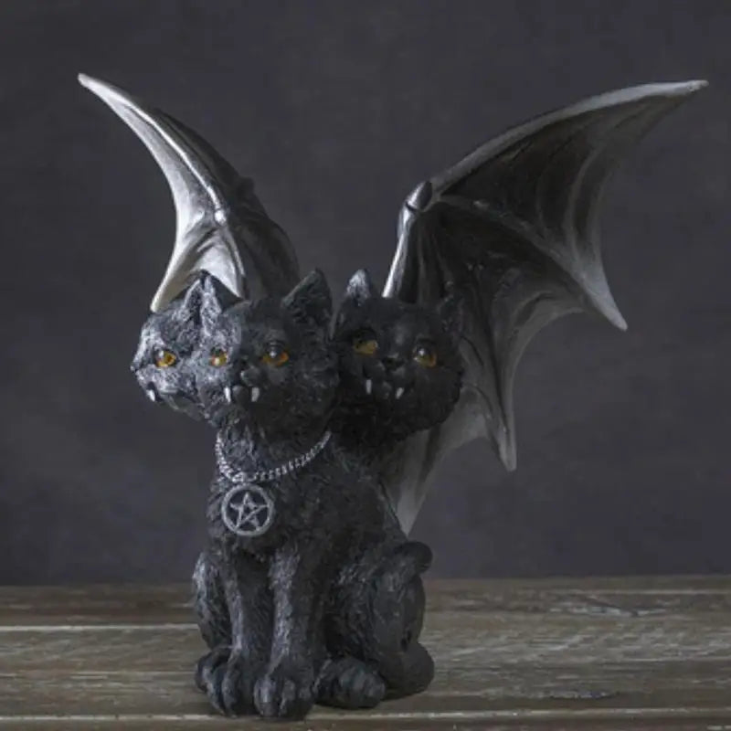 Halloween Bat Figurines Halloween Bat Figurine Doll Bat Statue Display Home Decoration Collectible Figurines for Offices