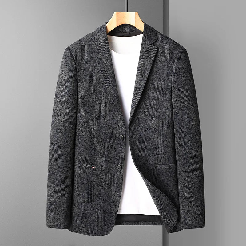 2021 New Arrival Plaid Casual Men Blazer ,Mens Suit Jacket Blazers Plus-Size M-4XL 2503