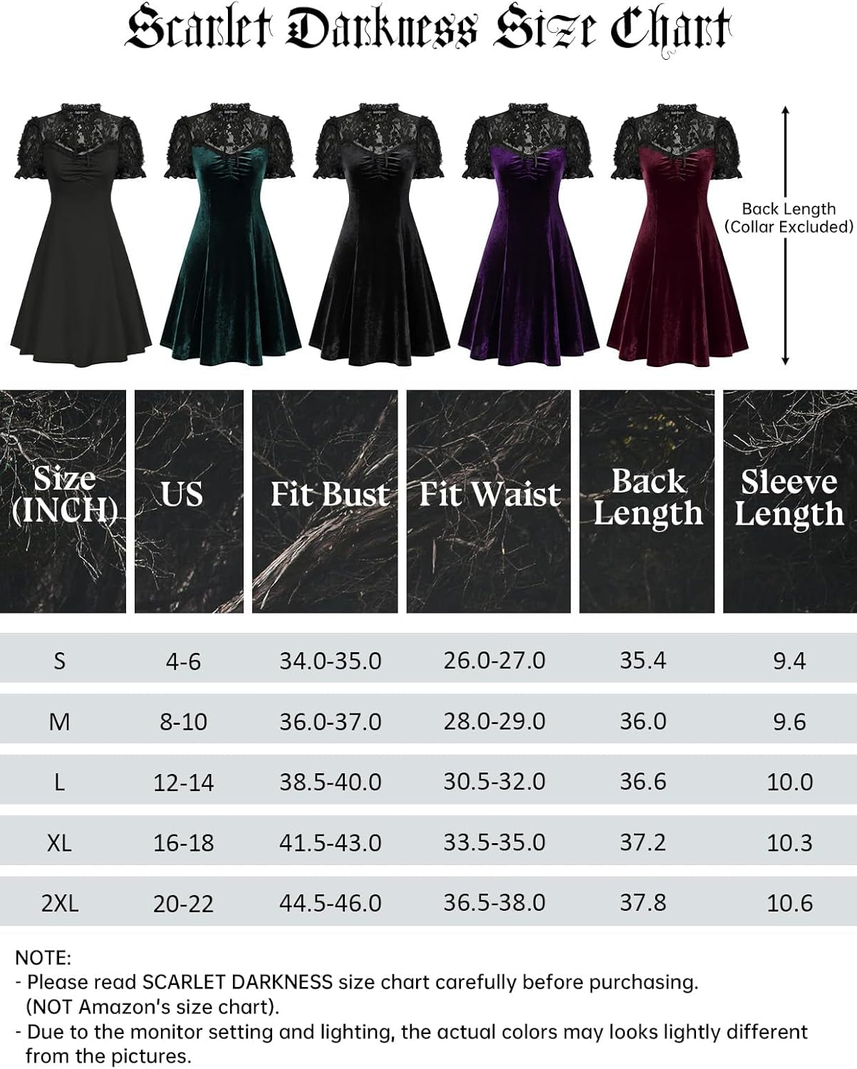 Women Lace Gothic Dress Puff Sleeve Cocktail Party Skater Dress