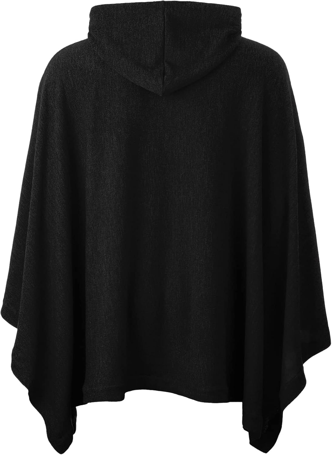 Men'S Hooded Poncho Cape Cloak Fashion Hoodie Pullover with Pocket