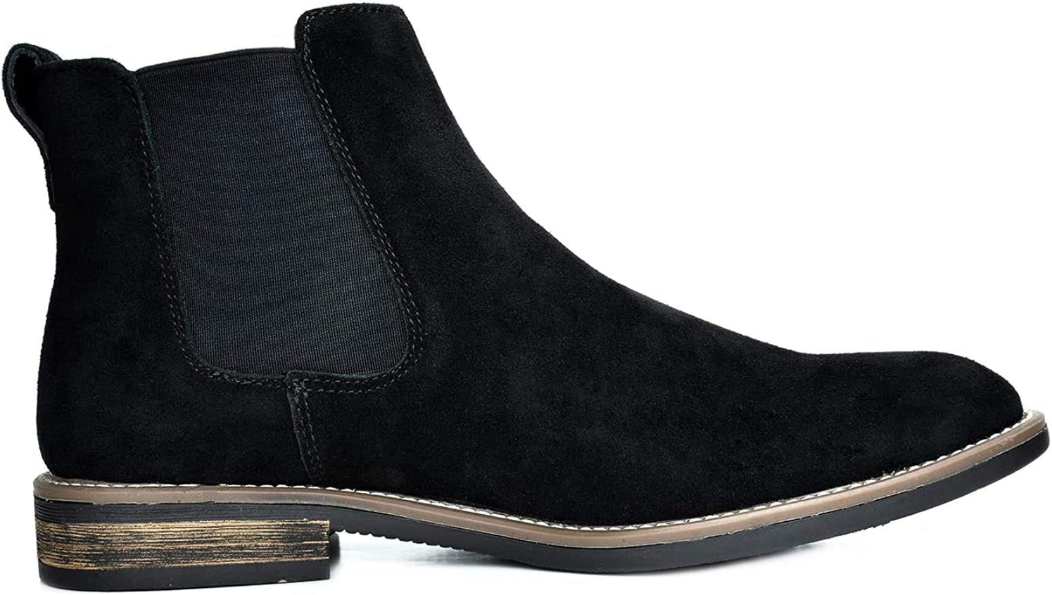 Men'S Suede Leather Chelsea Ankle Boots