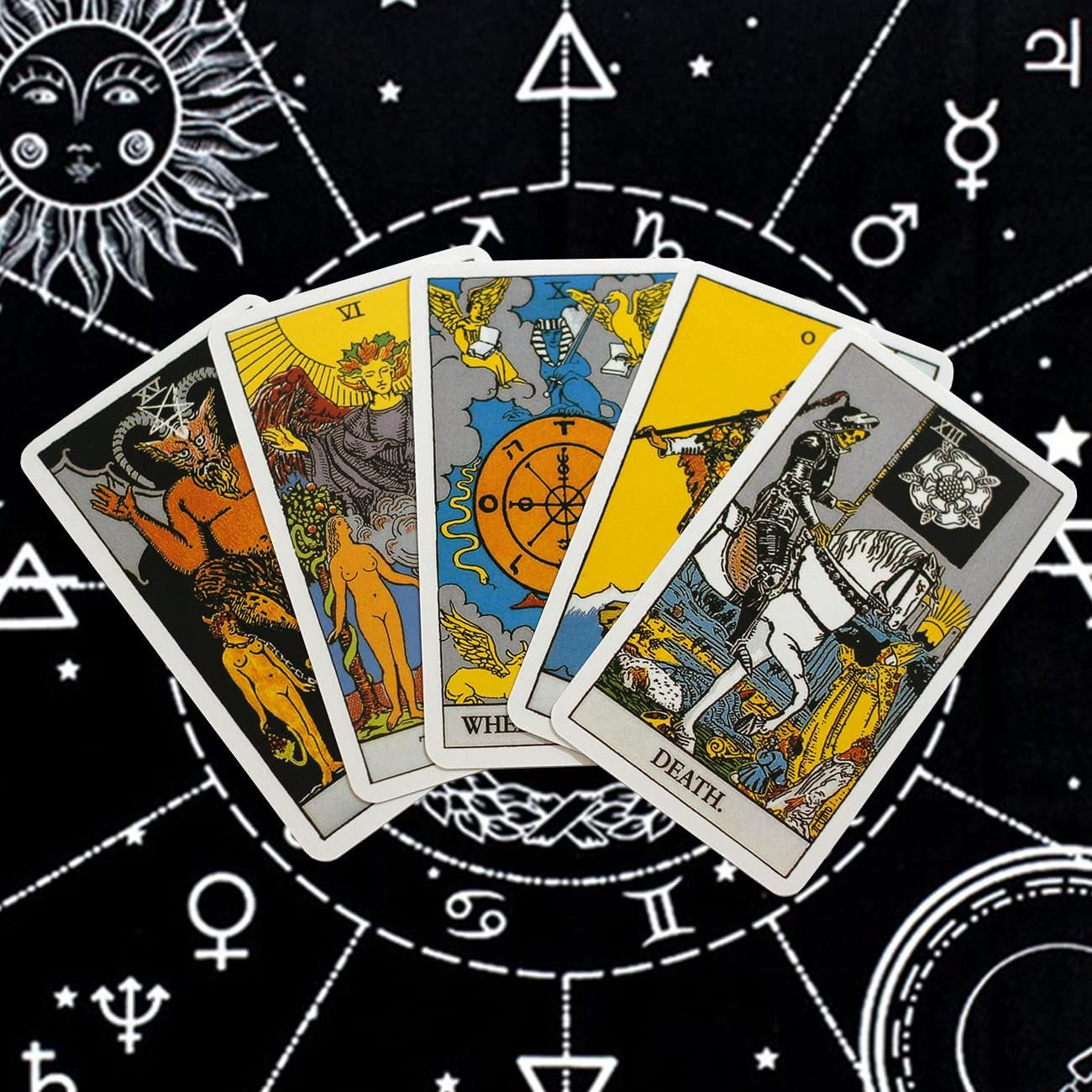 Tarot Cards Deck for Beginner, 78 Tarot Cards Tarot Deck Tools for Lover,Tarot Game Cards for Expert Readers