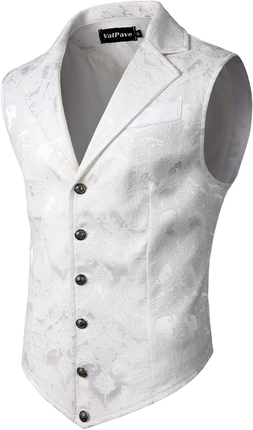 Mens Victorian Suit Vest Steampunk Gothic Waistcoat