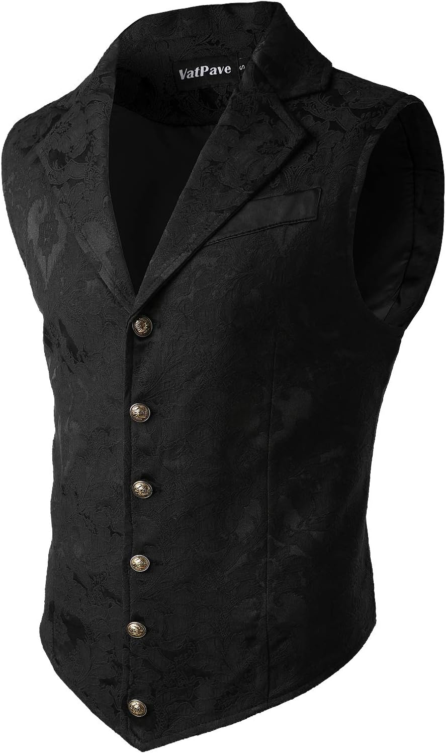 Mens Victorian Suit Vest Steampunk Gothic Waistcoat