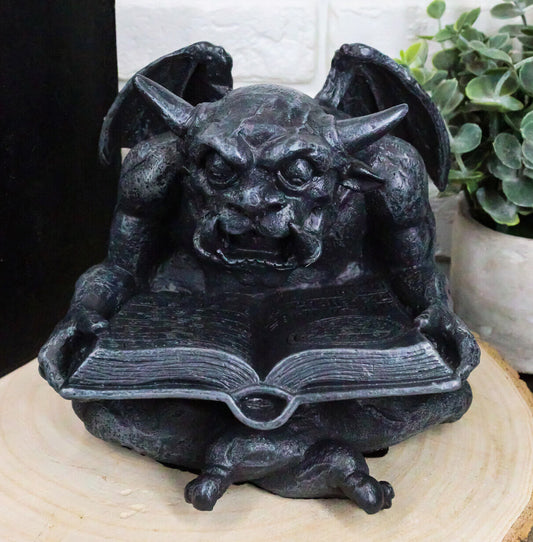 Reading Gargoyle - Collectible Figurine Statue Sculpture Figure Model