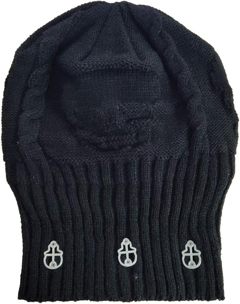 Unisex Men Women Skull Knitted Beanie Hats Cap for Winter Toboggan Hat