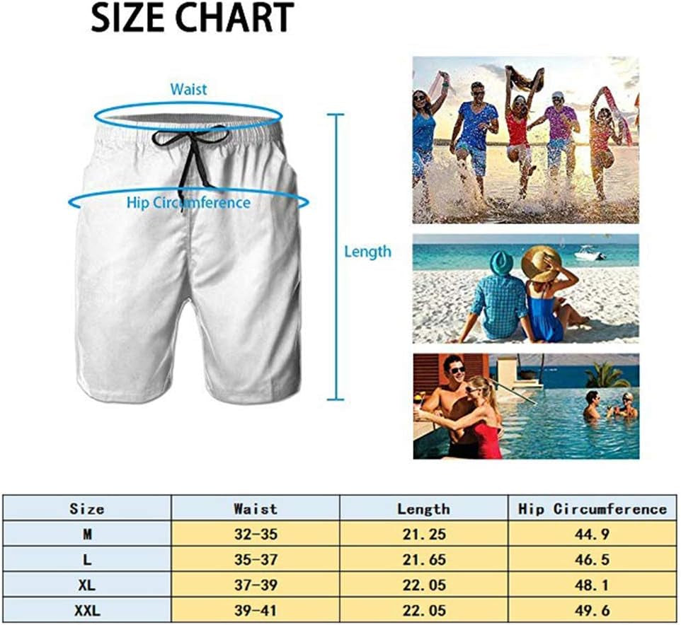 Casual Men Beach Shorts Swim Trunks Quick Dry Half Pants - Thunder Dragon Blue Lightning