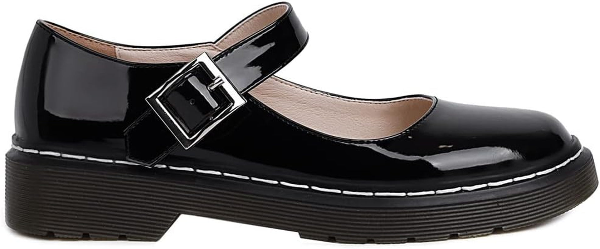 Women'S Comfy Ankle Strap Mary Jane Flats Walking Casual Shoes(Black2,9)