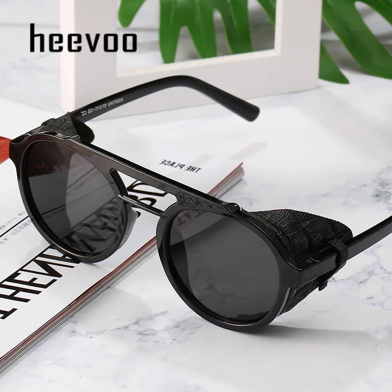 Punk Retro Sunglasses Men Vintage Sun Glasses for Men/Women Luxury Brand Sunglasses Men Steampunk Lunette Soleil Homme