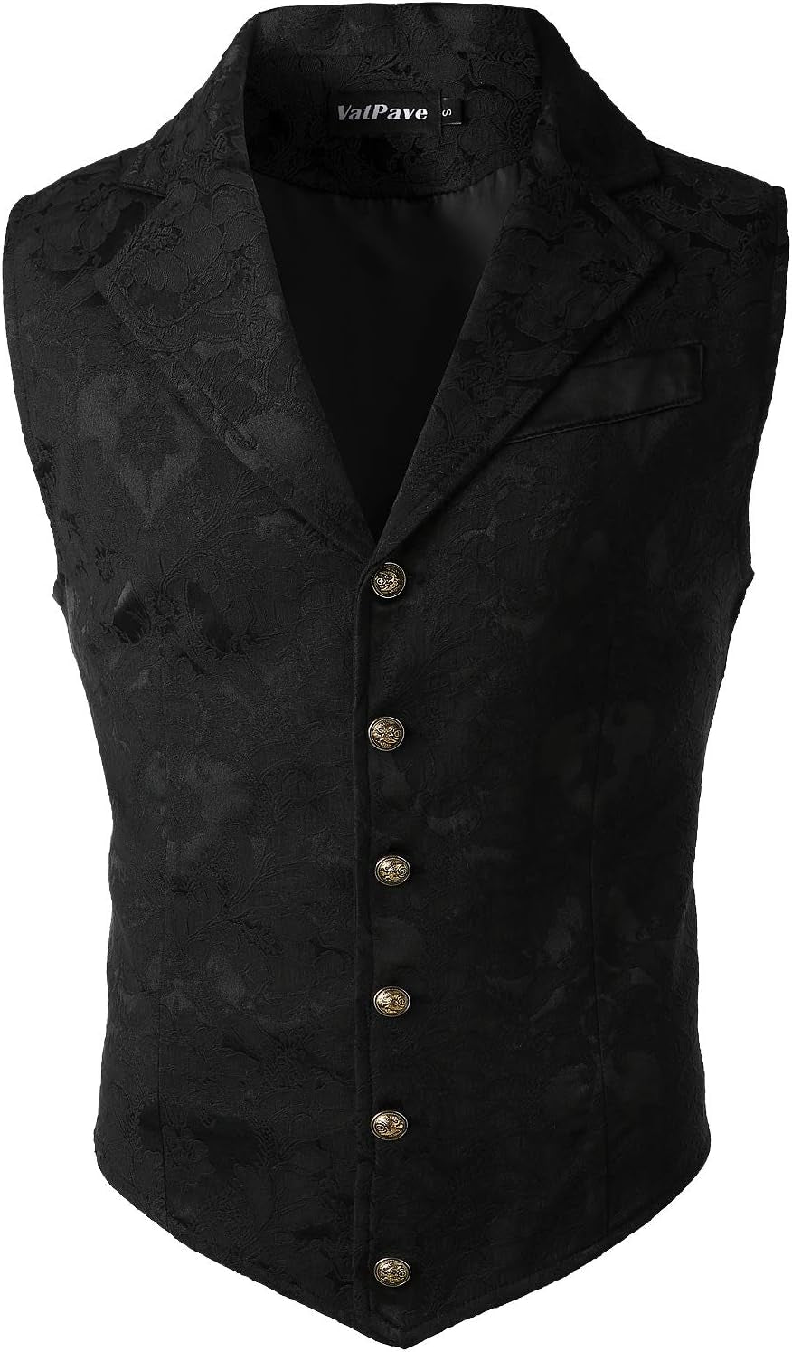 Mens Victorian Suit Vest Steampunk Gothic Waistcoat