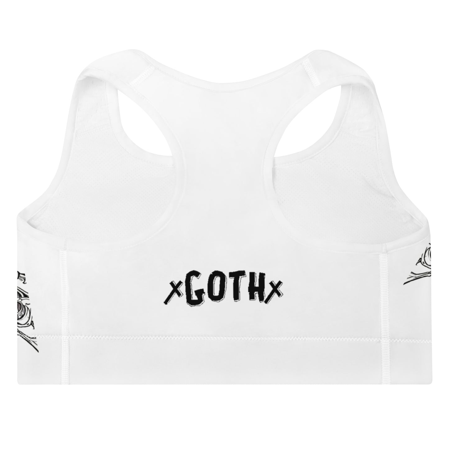 Skeleton cup sports bra