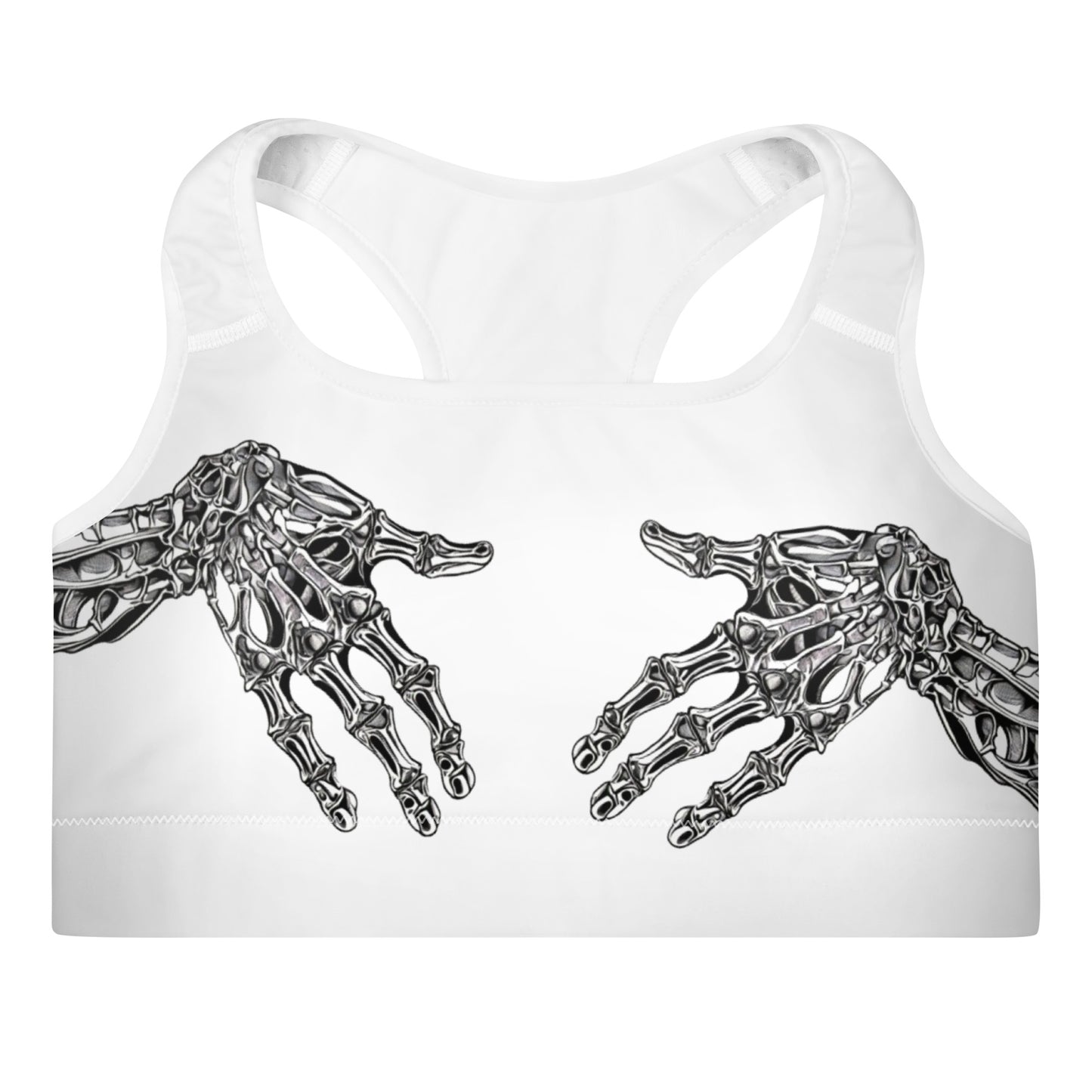 Skeleton cup sports bra