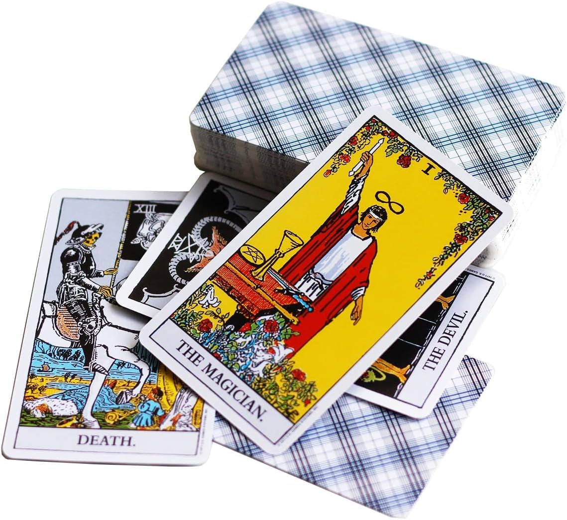 Tarot Cards Deck for Beginner, 78 Tarot Cards Tarot Deck Tools for Lover,Tarot Game Cards for Expert Readers