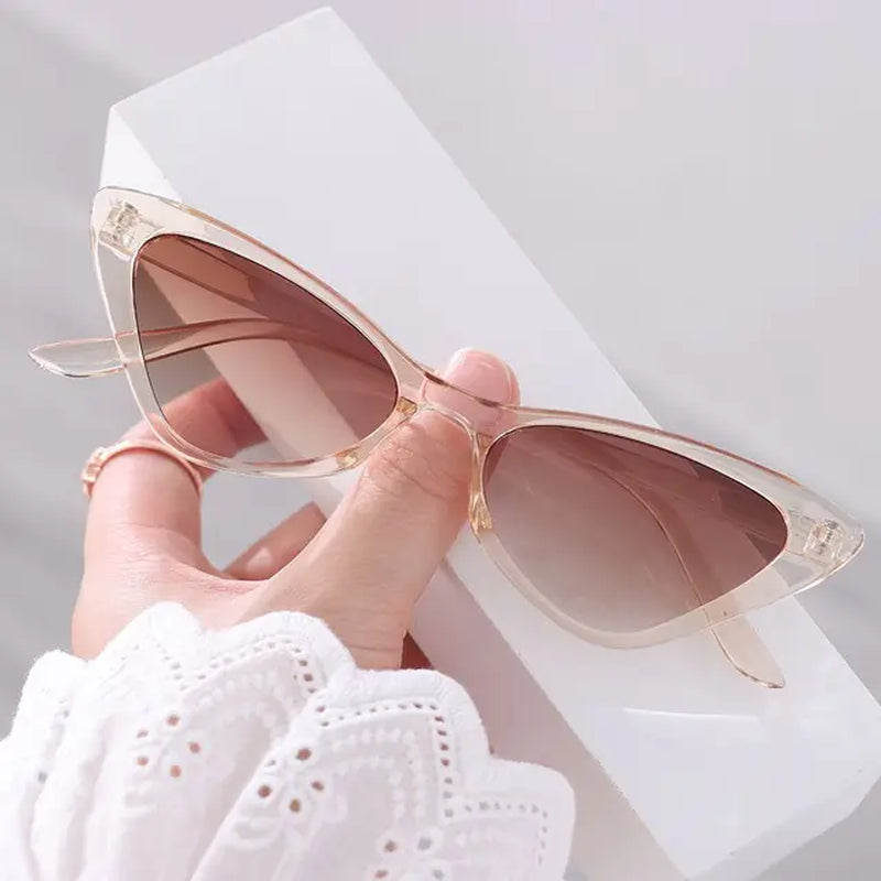 2024 Ladies Cat Eye Sunglasses Women Brand Designer Vintage Sun Glasses Female Fashion Travelling Sun Shades Glasses Oculos