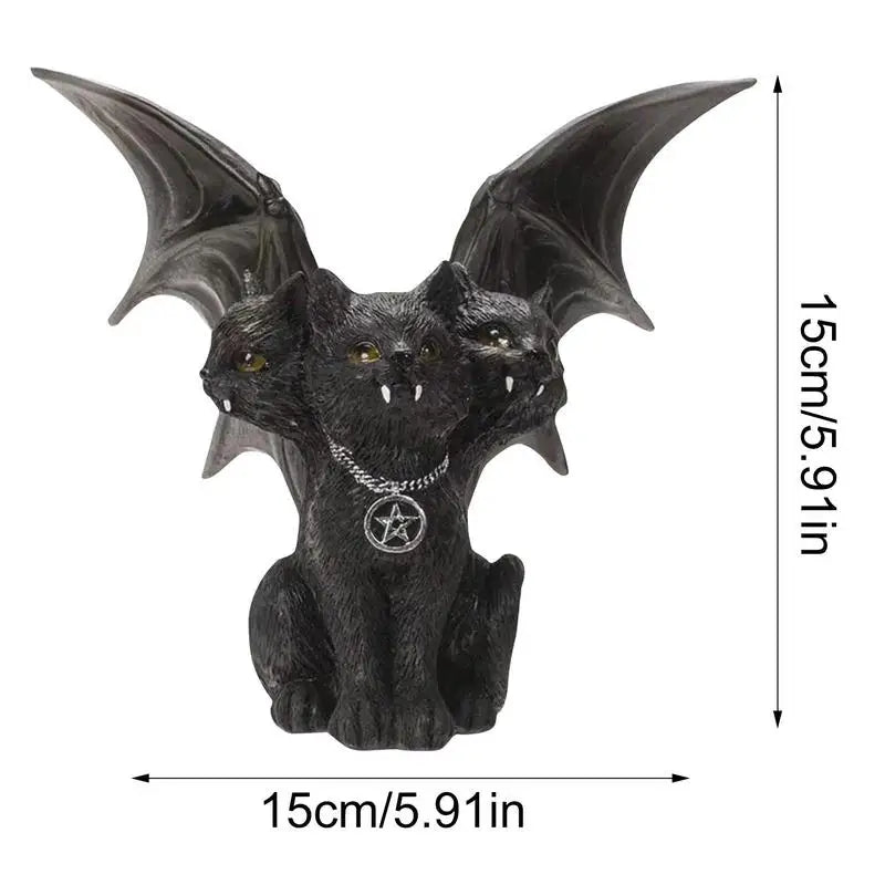 Halloween Bat Figurines Halloween Bat Figurine Doll Bat Statue Display Home Decoration Collectible Figurines for Offices