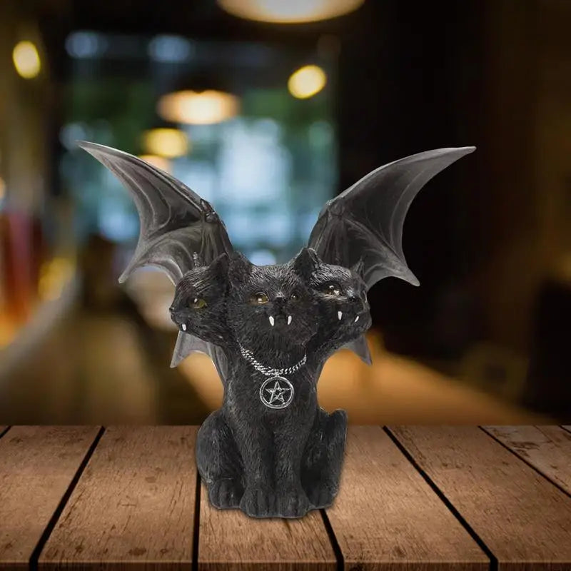 Halloween Bat Figurines Halloween Bat Figurine Doll Bat Statue Display Home Decoration Collectible Figurines for Offices